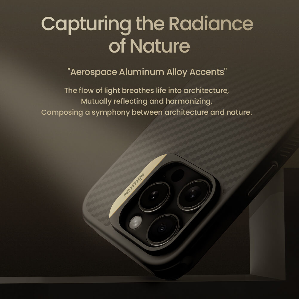 Чехол-крышка NILLKIN для Apple iPhone 16 Pro Max (серия Synthetic Fiber Pro Magnetic case)